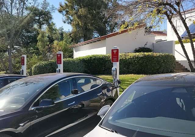 Tesla Destination Charger in Ojai California