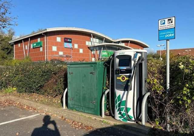 bp pulse Charging Station in Worthing United Kingdom of Great Britain and Northern Ireland