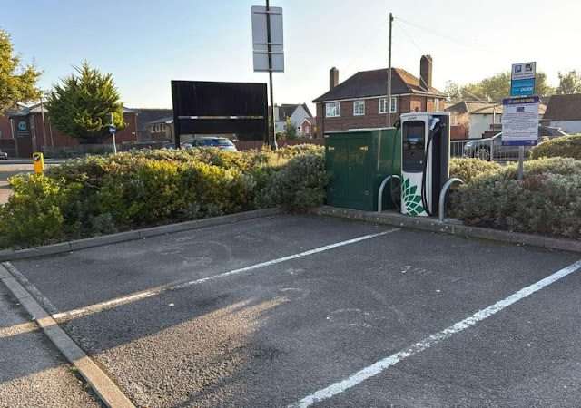 bp pulse Charging Station in Bagshot United Kingdom of Great Britain and Northern Ireland