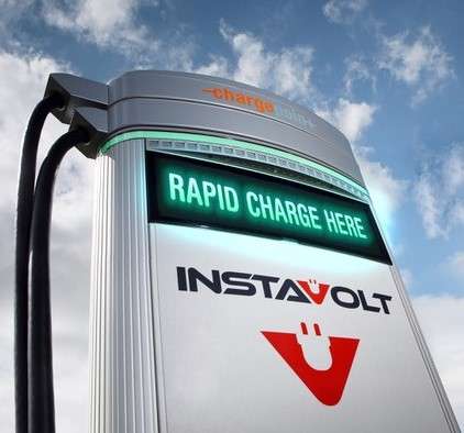 InstaVolt Charging Station in Evesham United Kingdom of Great Britain and Northern Ireland