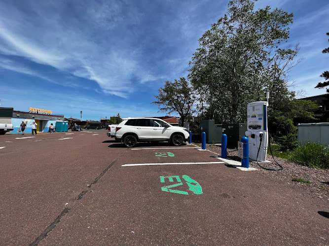 Electric Vehicle Charging Station EV Charging Station at Grand Marais