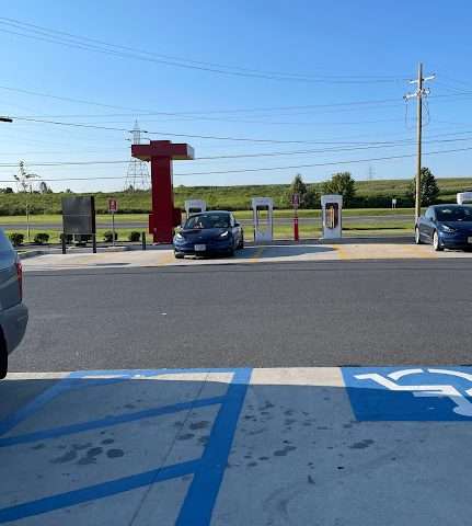 Tesla Supercharger in Easton Pennsylvania
