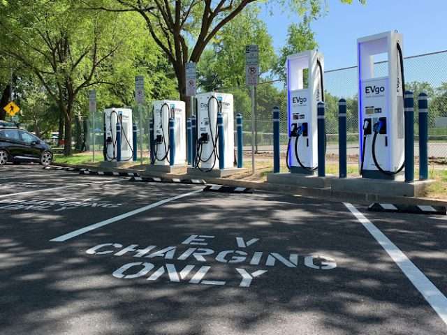 EVgo Charging Station in Culver City California