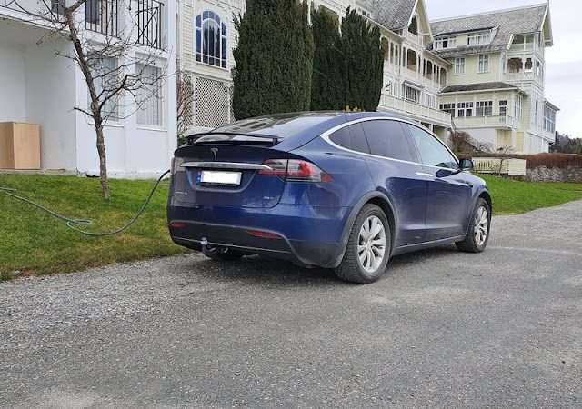 Tesla Destination Charger in Balestrand Norway 6899