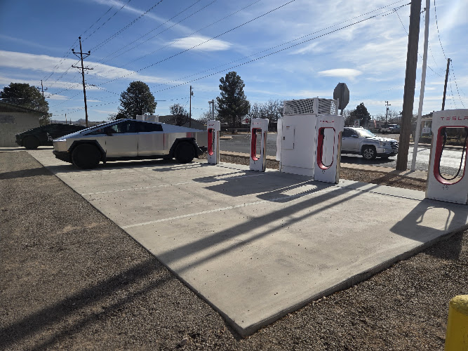 Tesla Supercharger EV Charging Station at S Cockrell St #300