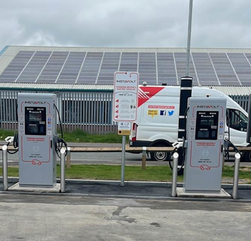 InstaVolt Charging Station in Louth United Kingdom of Great Britain and Northern Ireland