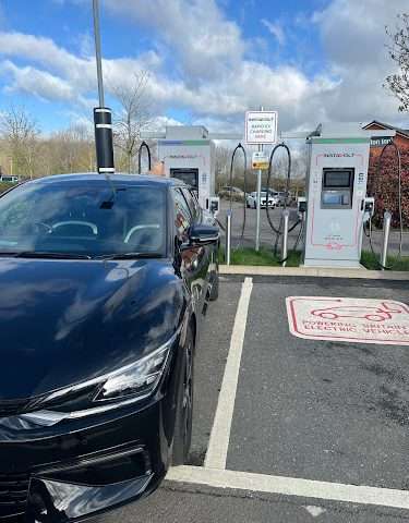 InstaVolt Charging Station in Market Harborough United Kingdom of Great Britain and Northern Ireland