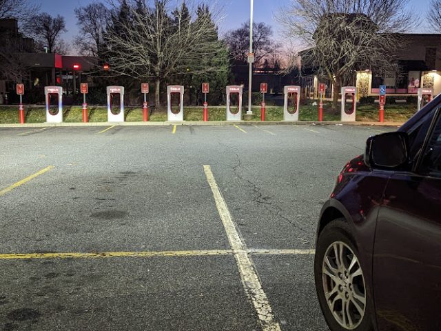 Tesla Supercharger in Glen Mills Pennsylvania