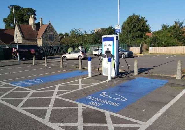 bp pulse Charging Station in Sleaford United Kingdom of Great Britain and Northern Ireland