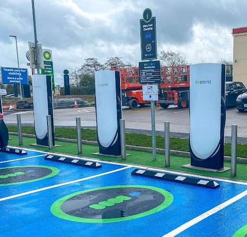 GeniePoint Charging Station in Uttoxeter United Kingdom of Great Britain and Northern Ireland