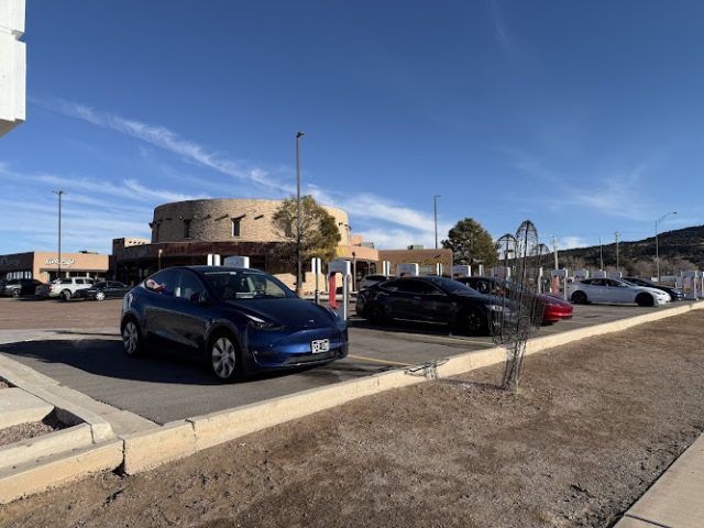 Tesla Supercharger in Milan New Mexico