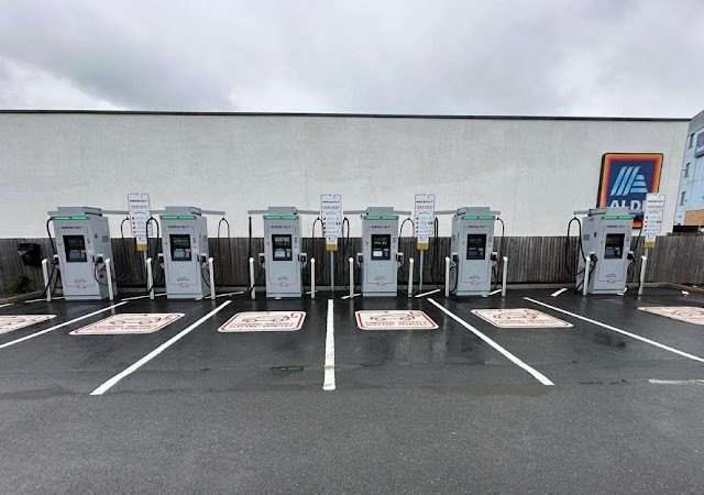 InstaVolt Charging Station in Highbridge United Kingdom of Great Britain and Northern Ireland