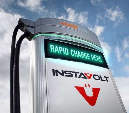 InstaVolt Charging Station in Livingston United Kingdom of Great Britain and Northern Ireland