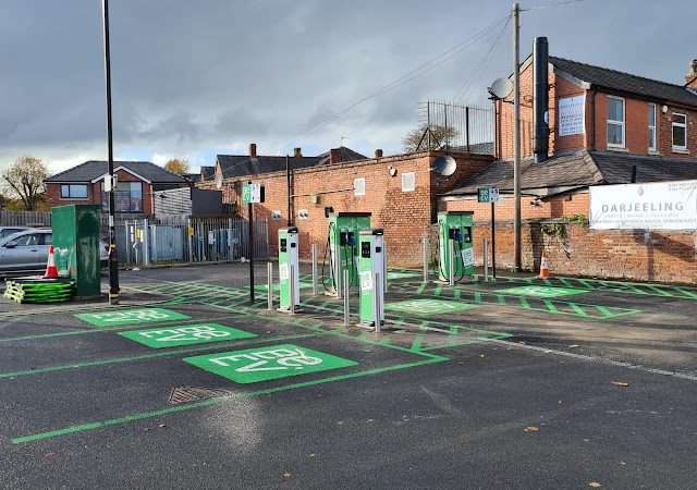 Be.EV Charging Station in Altrincham United Kingdom of Great Britain and Northern Ireland