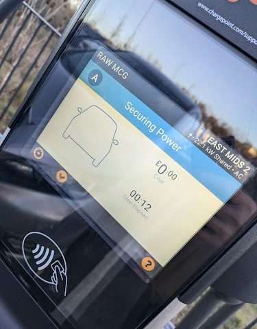 ChargePoint Charging Station in Alfreton United Kingdom of Great Britain and Northern Ireland