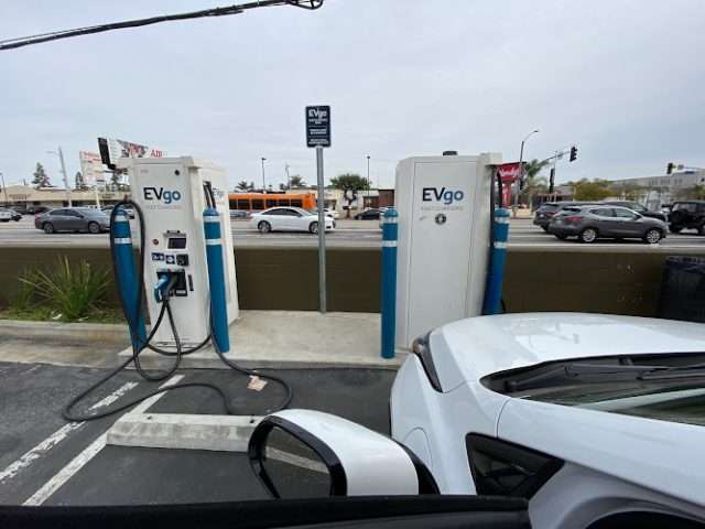 EVgo Charging Station in Los Angeles California
