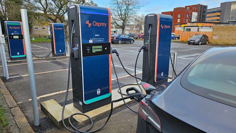 Osprey Charging Station EV Charging Station at Wood Lane End