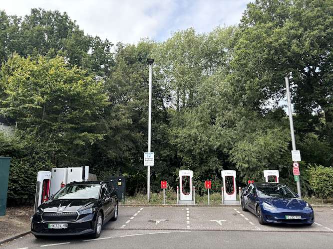 Tesla Supercharger EV Charging Station at 250 S Oak Way