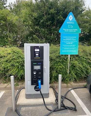 GeniePoint Charging Station in Newark United Kingdom of Great Britain and Northern Ireland