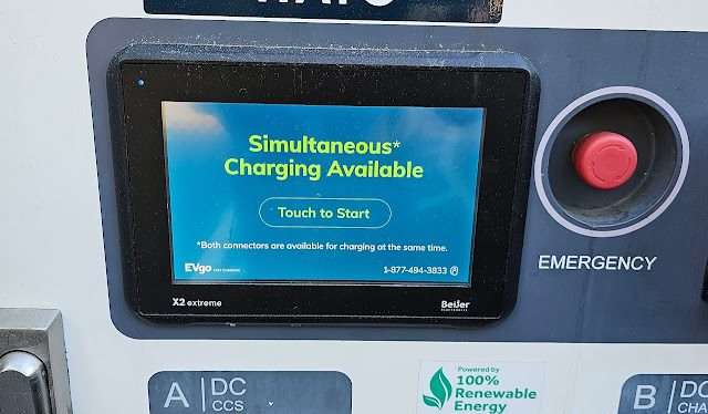 EVgo Charging Station in Sunnyvale California