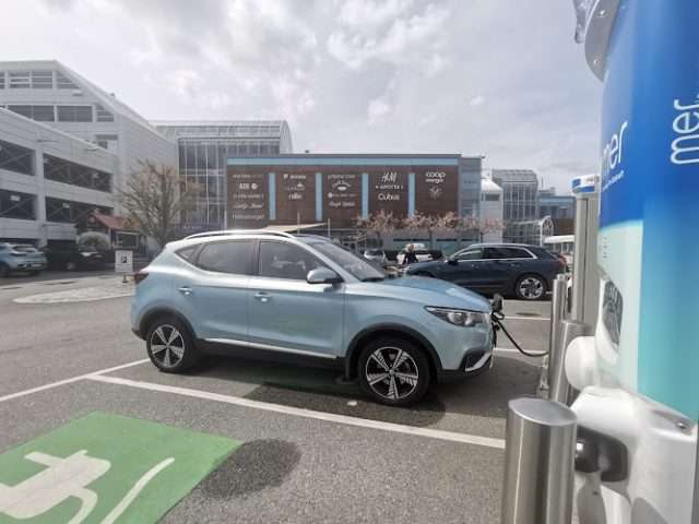 Mer Charging Station in Nesbru Norway 1394