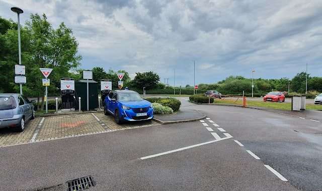 InstaVolt Charging Station in Eastbourne United Kingdom of Great Britain and Northern Ireland