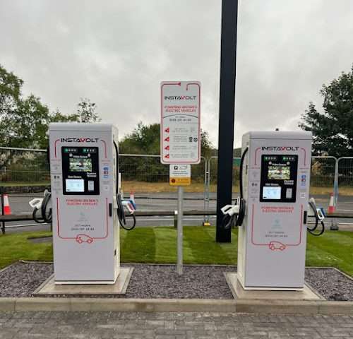 InstaVolt Charging Station in Rugeley United Kingdom of Great Britain and Northern Ireland