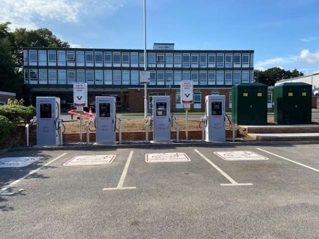 InstaVolt Charging Station in Southampton United Kingdom of Great Britain and Northern Ireland