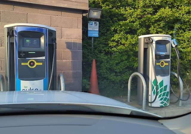 bp pulse Charging Station in Sandbach United Kingdom of Great Britain and Northern Ireland