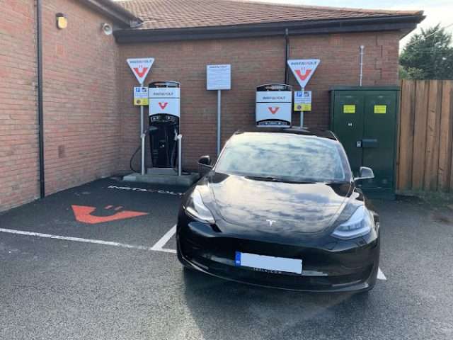InstaVolt Charging Station in Petersfield United Kingdom of Great Britain and Northern Ireland