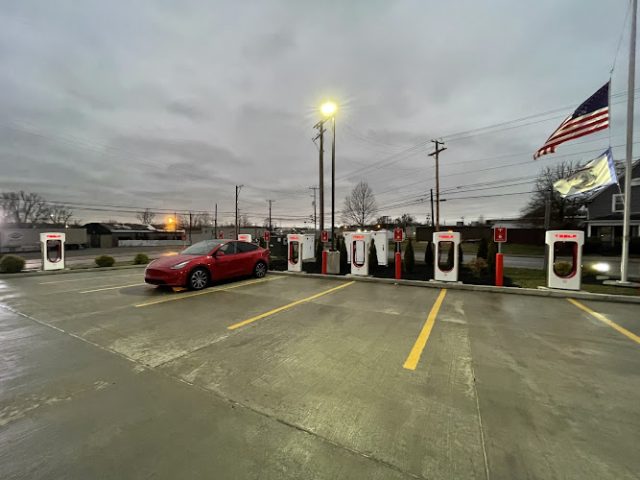 Tesla Supercharger in Parkersburg West Virginia