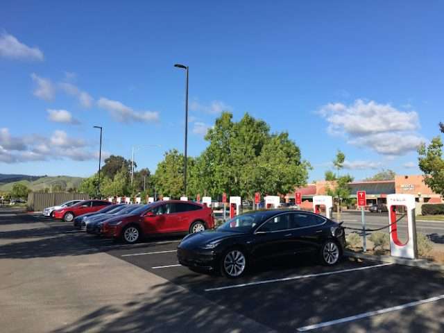 ChargePoint Charging Station in Fremont California