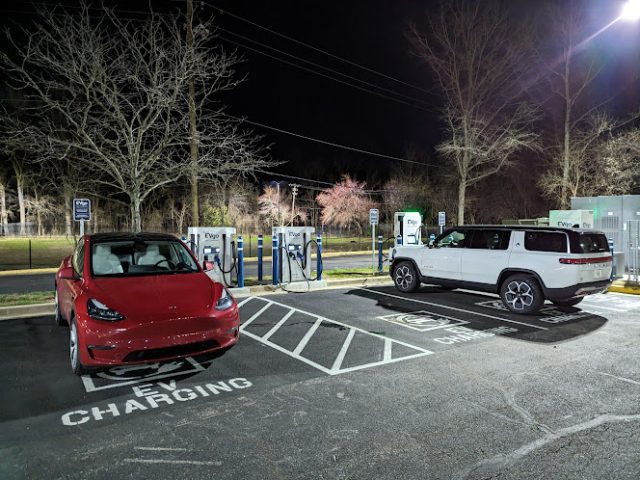 EVgo Charging Station in Upper Marlboro Maryland