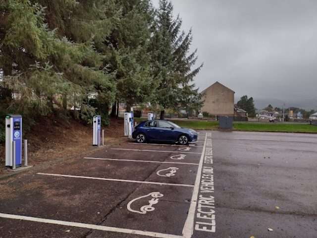 ChargePlace Scotland Charging Station in Biggar United Kingdom of Great Britain and Northern Ireland