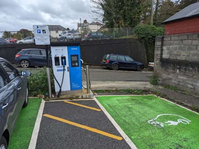 Swarco E.Connect Charging Station in Launceston United Kingdom of Great Britain and Northern Ireland