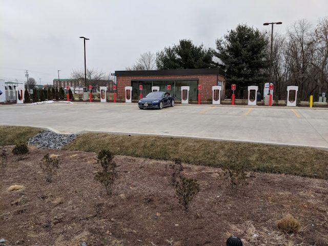 Tesla Supercharger in Martinsburg West Virginia