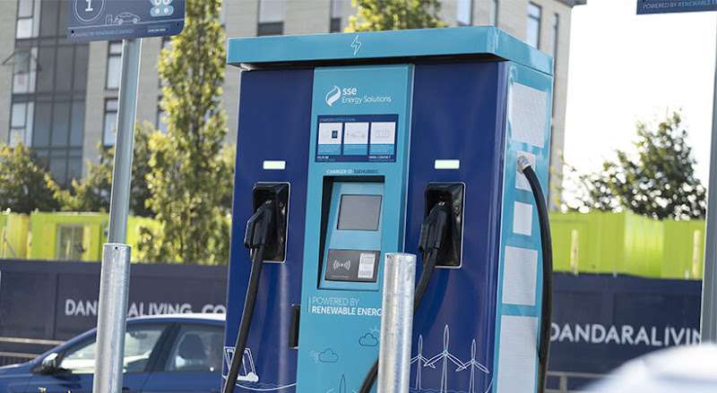 SSE Charging Station EV Charging Station at Yard 2 Myrekirk Rd
