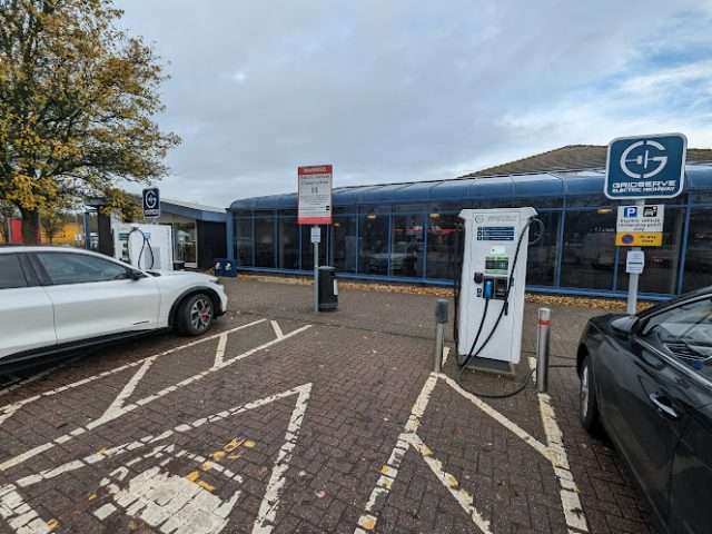 GRIDSERVE Charging Station in Warwick United Kingdom of Great Britain and Northern Ireland