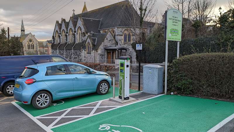 ScottishPower Charging Station EV Charging Station at Eastcliff Car Park
