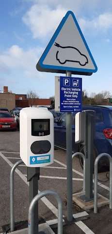 GeniePoint Charging Station in Neston United Kingdom of Great Britain and Northern Ireland