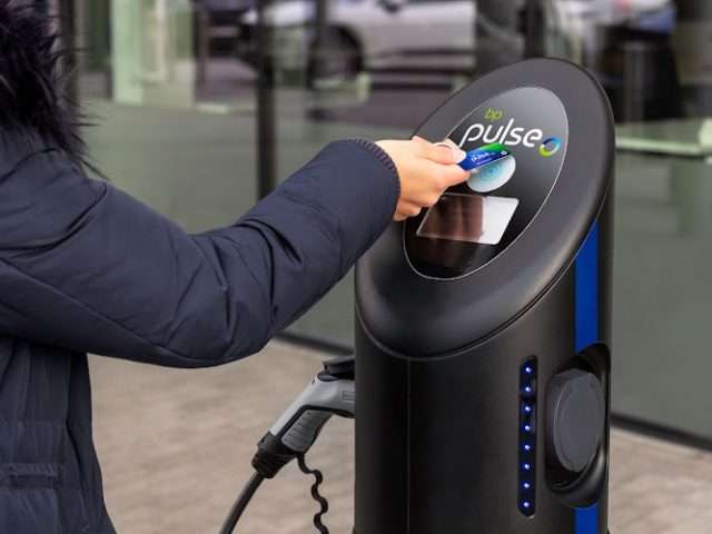 bp pulse Charging Station in Harlow United Kingdom of Great Britain and Northern Ireland