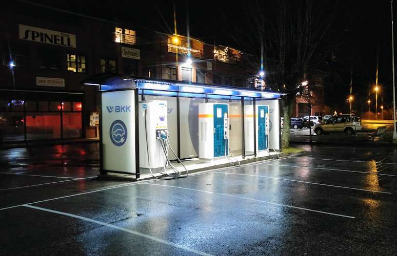 BKK Charging Station EV Charging Station at Holsnøy