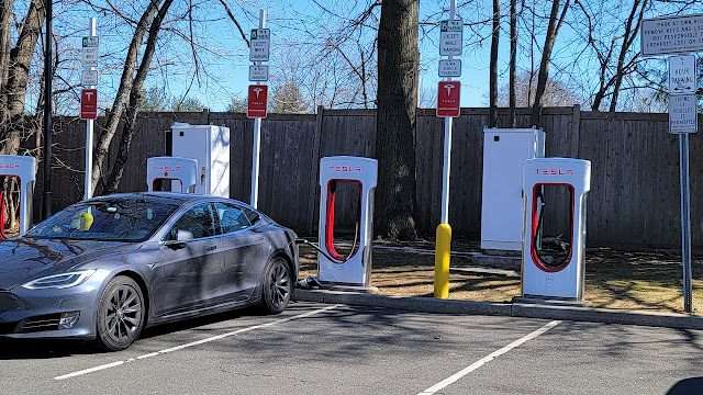 Tesla Supercharger in Greenwich Connecticut