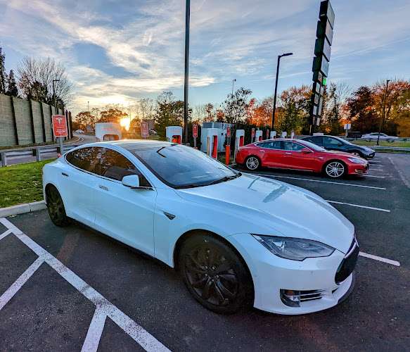 Tesla Supercharger EV Charging Station at 1 E Trail