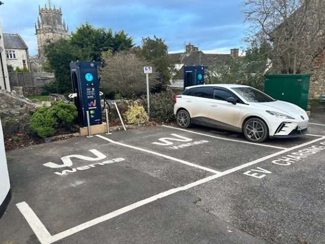 Wenea Charging Station in Colyton United Kingdom of Great Britain and Northern Ireland