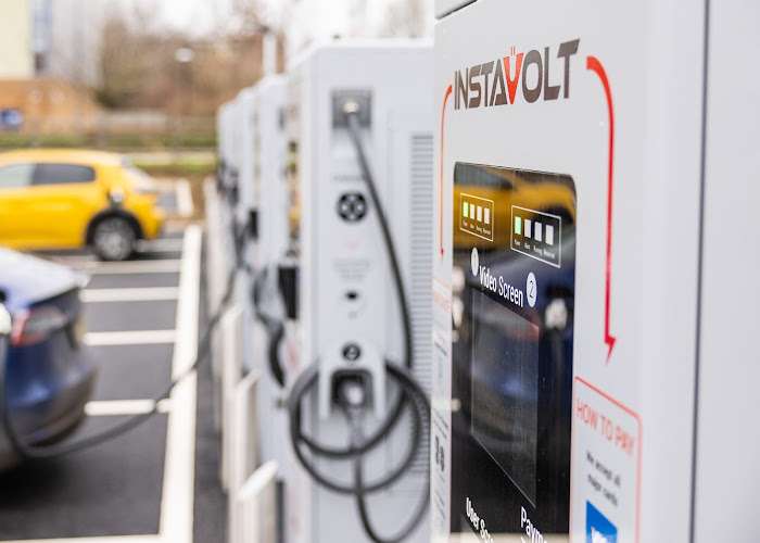 InstaVolt Charging Station EV Charging Station at McDonalds