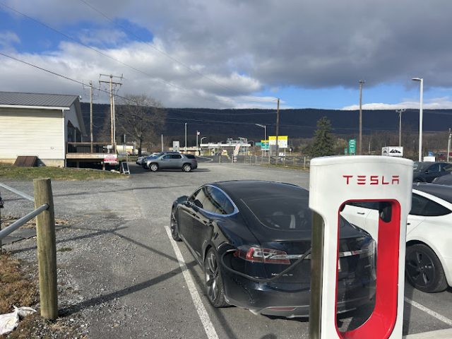 Tesla Charging Station in Newburg Pennsylvania