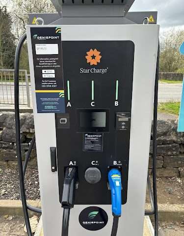GeniePoint Charging Station in Matlock United Kingdom of Great Britain and Northern Ireland