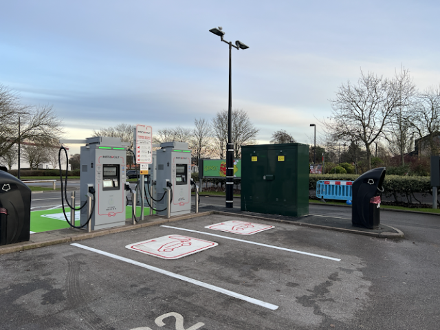 InstaVolt Charging Station in Liverpool United Kingdom of Great Britain and Northern Ireland