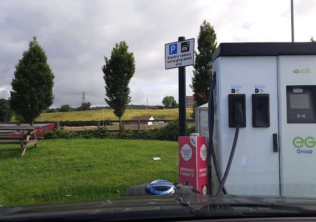 Chargeplace Scotland Charging Station in Dumbarton United Kingdom of Great Britain and Northern Ireland